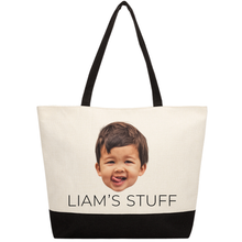 Load image into Gallery viewer, Personalized Baby Tote Bag