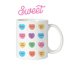 Load image into Gallery viewer, BOGO: Personalized Valentine Mug + 11 oz Candy Heart Mug