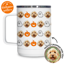 Load image into Gallery viewer, Personalized Pet Halloween Travel Mug