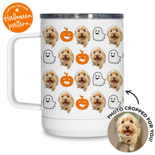 Load image into Gallery viewer, Personalized Pet Halloween Travel Mug