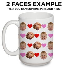 Load image into Gallery viewer, Personalized Heart Pattern Mug