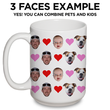 Load image into Gallery viewer, Personalized Heart Pattern Mug