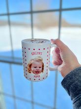 Load image into Gallery viewer, Personalized Heart Face Mug