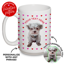 Load image into Gallery viewer, Personalized Heart Pet Mug