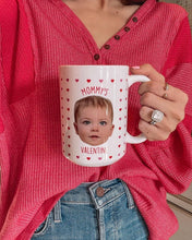 Load image into Gallery viewer, Personalized Heart Face Mug