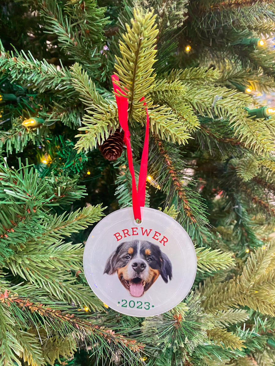 Personalized Pet Ornament Type League Press