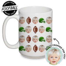 Load image into Gallery viewer, Personalized Football Mug