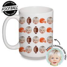 Load image into Gallery viewer, Personalized Football Mug