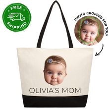 Load image into Gallery viewer, Personalized Baby Tote Bag