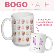 Load image into Gallery viewer, BOGO: Personalized Mug + 11 oz Easter Mug