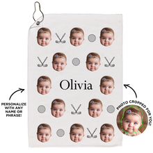 Load image into Gallery viewer, Personalized Baby Golf Towel