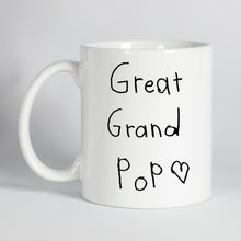 Load image into Gallery viewer, Your Child's Handwritten Note On A Mug
