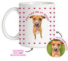 Load image into Gallery viewer, Personalized Heart Pet Mug