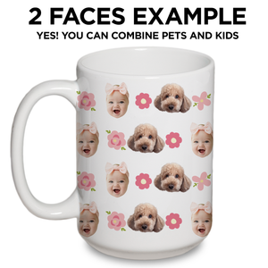 Personalized Flower Pattern Mug