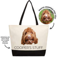 Load image into Gallery viewer, Personalized Pet Tote Bag
