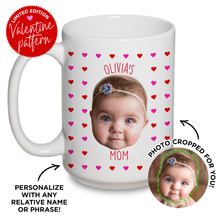 Load image into Gallery viewer, Personalized Heart Face Mug
