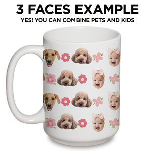 Personalized Flower Pattern Mug