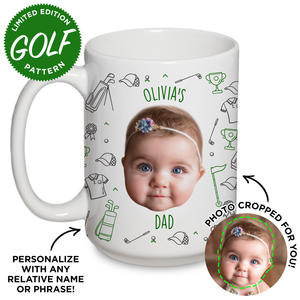 Personalized Baby Golf Mug