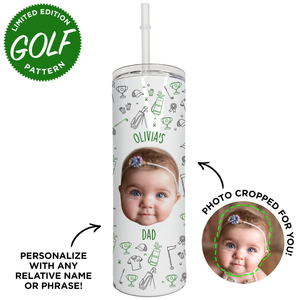 Personalized Golf Skinny Tumbler
