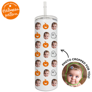 Personalized Halloween Skinny Tumbler