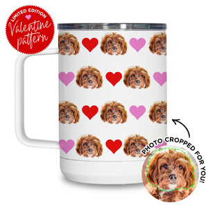 Personalized Heart Pet Travel Mug