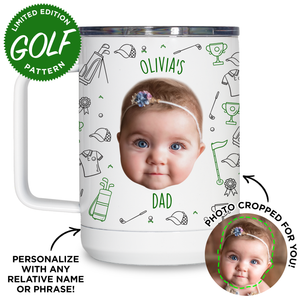 Personalized Baby Golf Travel Mug