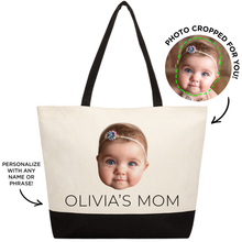 Load image into Gallery viewer, Personalized Baby Tote Bag
