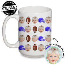 Load image into Gallery viewer, Personalized Football Mug
