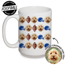 Load image into Gallery viewer, Personalized Pet Football Mug
