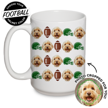 Load image into Gallery viewer, Personalized Pet Football Mug
