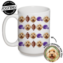 Load image into Gallery viewer, Personalized Pet Football Mug
