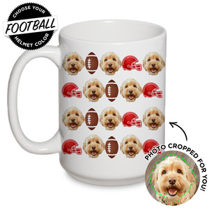 Personalized Pet Football Mug
