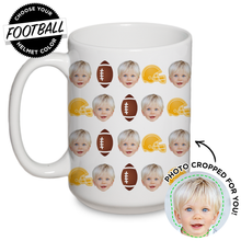 Load image into Gallery viewer, Personalized Football Mug
