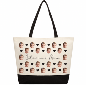 Personalized Baby Pattern Tote Bag