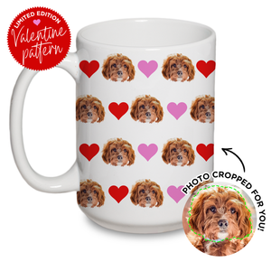 Personalized Pet Heart Pattern Mug