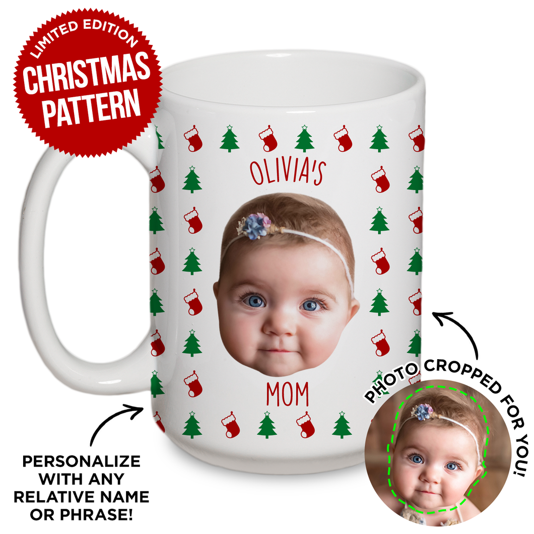 Personalized Baby Christmas Mug