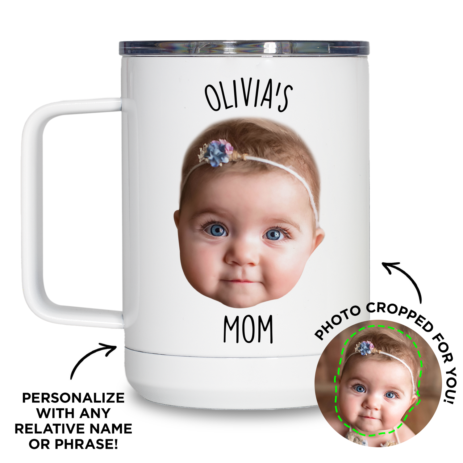 24pcs - Personalized online Baby Stroller Glass Coffee Mug 10oz - CM10OZ-EDPP231A