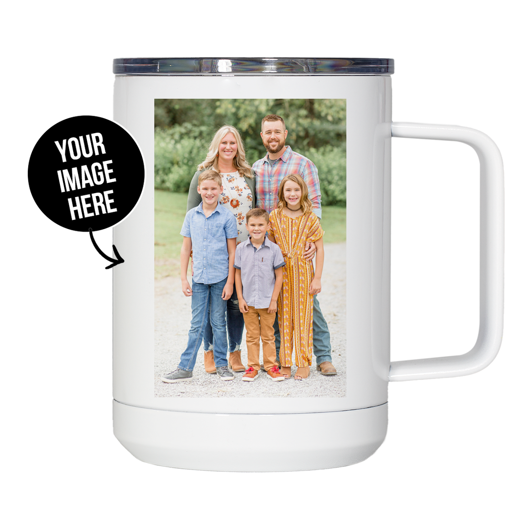 Your Image on a Travel Mug