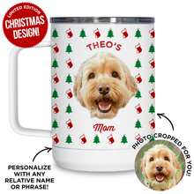 Load image into Gallery viewer, Personalized Pet Christmas Travel Mug
