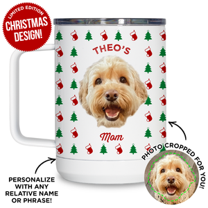 Personalized Pet Christmas Travel Mug