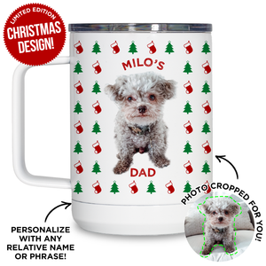 Personalized Pet Christmas Travel Mug