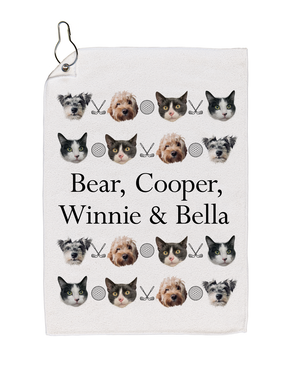 Personalized Pet Golf Towel