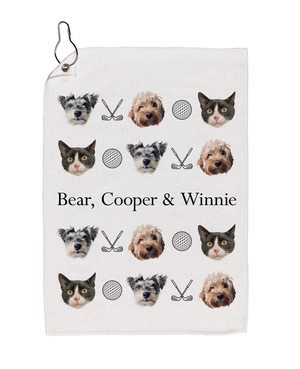 Personalized Pet Golf Towel