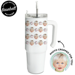 Personalized Baseball Large Tumbler