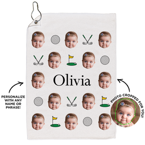 Personalized Baby Golf Towel