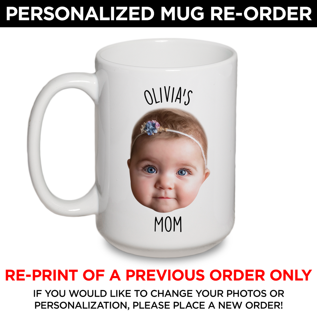 RE-ORDER: Personalized Pet or Baby Mug