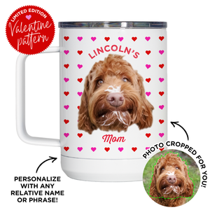 Personalized Pet Heart Travel Mug