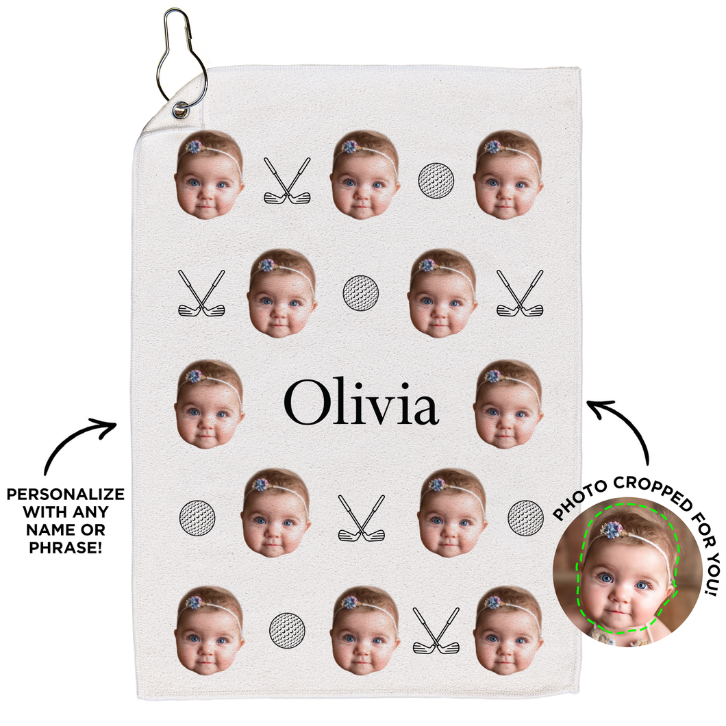 Personalized Baby Golf Towel