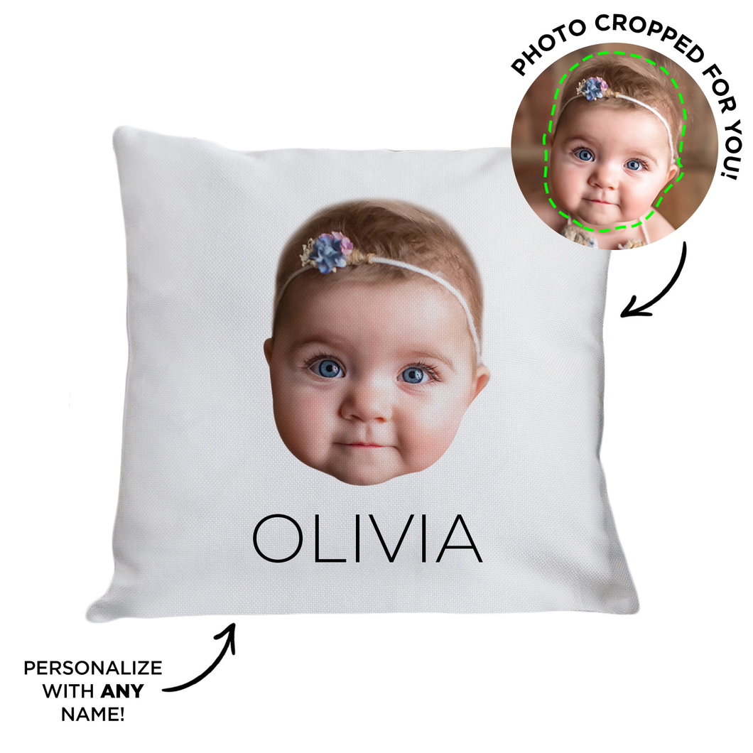 Personalized Face Pillow Cover