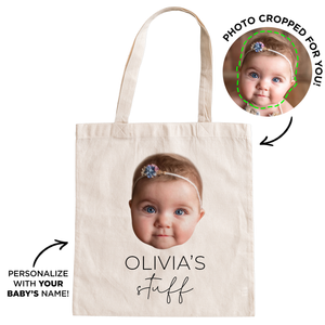 Personalized Baby Tote Bag